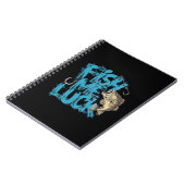 Fish Me Luck Graffiti Bass Art ノートブック (左側)