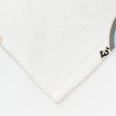 Fish More Worry Less フリースブランケット (角)