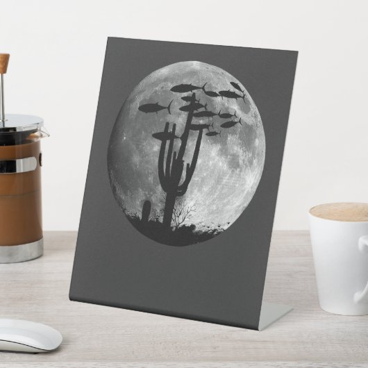 Fish of the Moonlit Sky 台座サイン (インサイチュ)