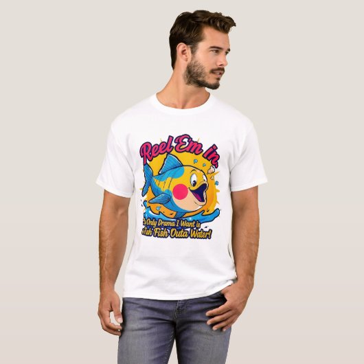 Fish Outta Water Fun Tシャツ (正面フル)