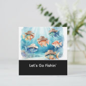 Fish Party Texas themed  招待状 (スタンド正面)