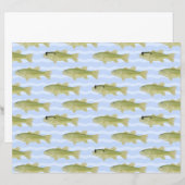 fish patterned paper (正面/裏面)