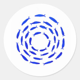 fish shoal circle bait ball  ラウンドシール