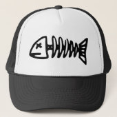 fish skeleton キャップ (正面)