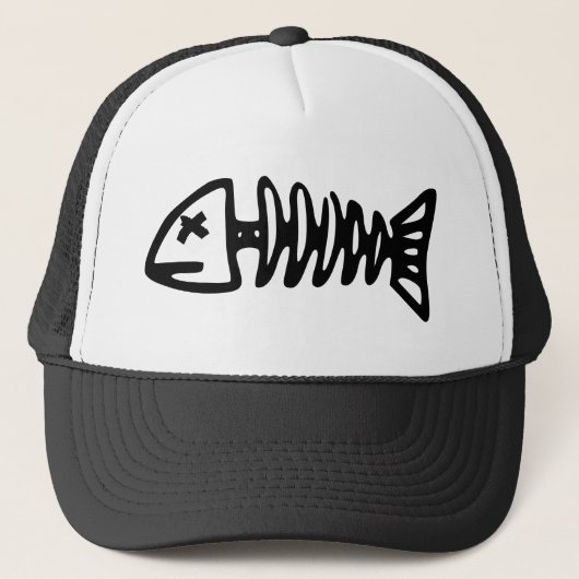 fish skeleton キャップ (正面)