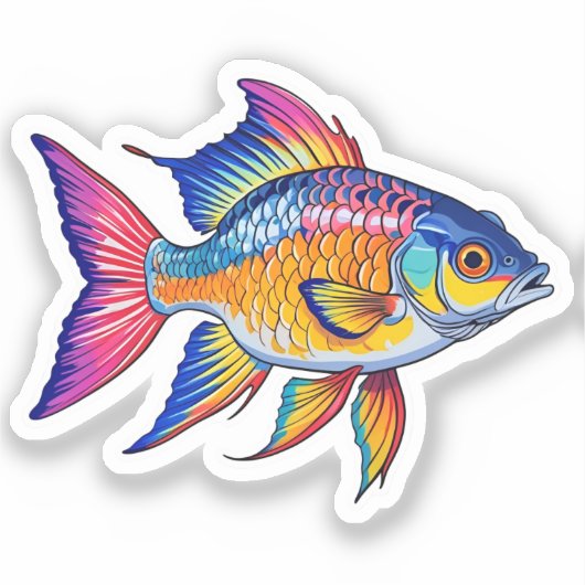 Fish Sticker シール (正面)