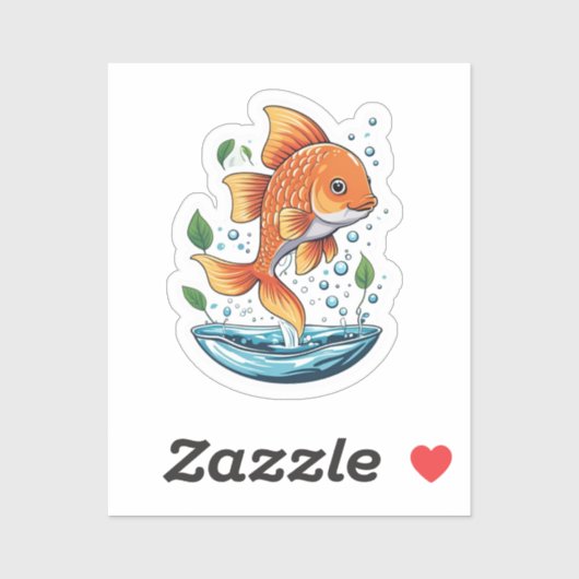 Fish Sticker シール (シート)