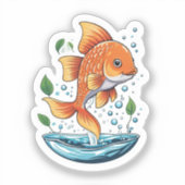Fish Sticker シール (正面)