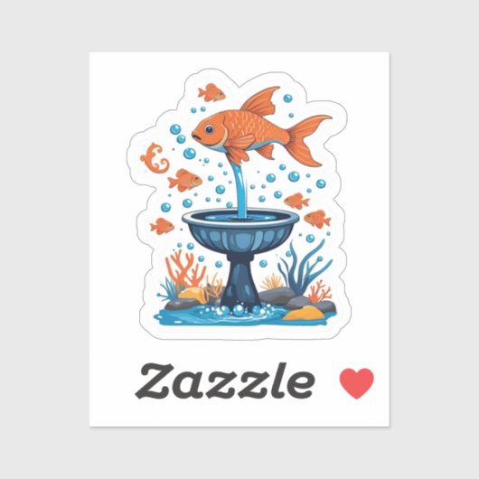 Fish Sticker シール (シート)