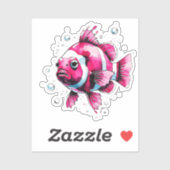 Fish Sticker シール (シート)