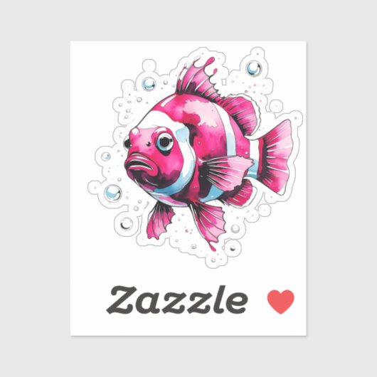 Fish Sticker シール (シート)