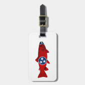 Fish Tennessee Trout ラゲッジタグ (正面縦)