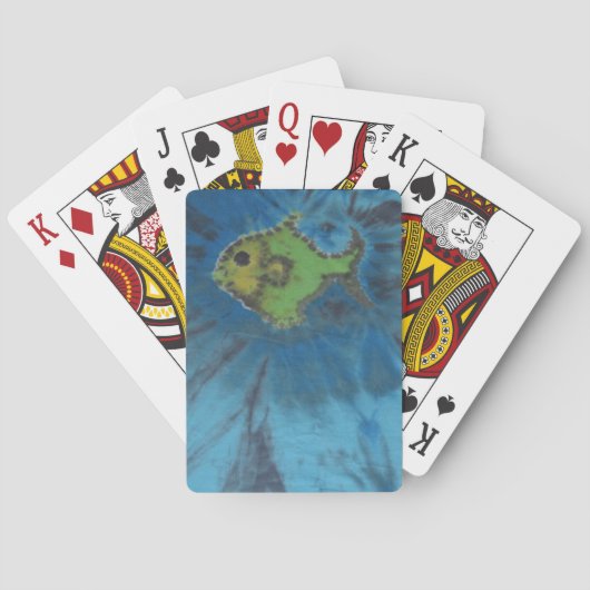 Fish Tie Dye Playing Cards トランプ (裏面)