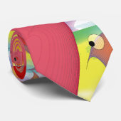 Fish Tie for Men, Unusual Fish graphics~~Fun~! ネクタイ (ロール)