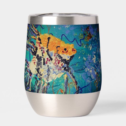 Fish Wine Tumbler Water Bottle (背面)