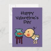 Fishbowlはオレンジ金魚に接吻します シーズンポストカード (正面/裏面)