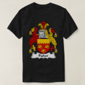 Fisher Coat of Arms Family Crest Tシャツ (デザイン正面)
