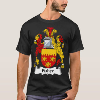 Fisher Coat of Arms Family Crest  Tシャツ