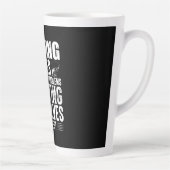 Fisher Fishing Solves Most Of My Problems カフェラテマグ (右)