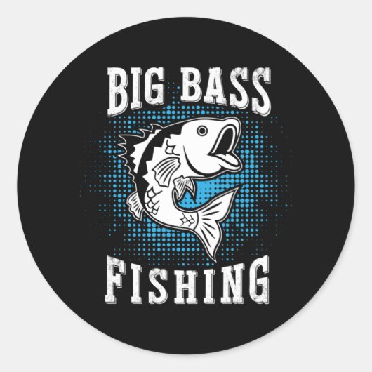 Fisher Gift Big Fishing ラウンドシール (正面)