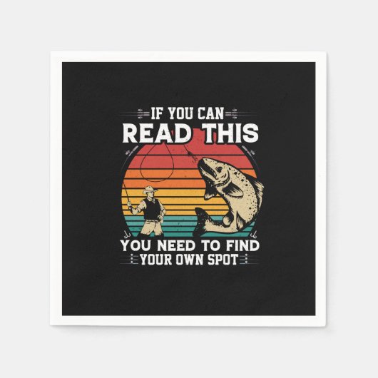 Fisher If You Can Read This スタンダードカクテルナプキン (正面)