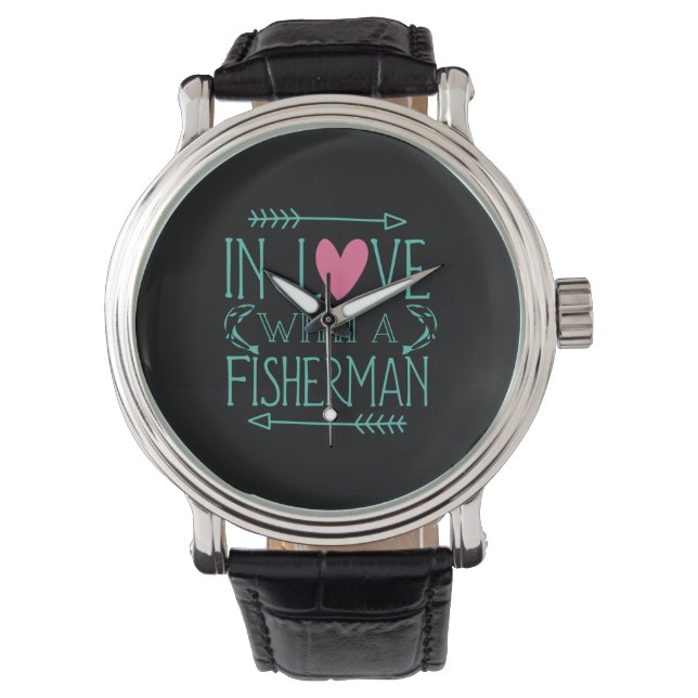 Fisher In Love With A Fisherman 腕時計 (正面)