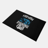 Fisher Work Less Fish More ドアマット (アングル)