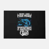 Fisher Work Less Fish More ドアマット (正面)