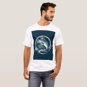 Fisherman Badge Style Fish Whisperer Tee Tシャツ (正面フル)