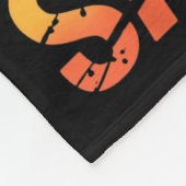 Fisherman Fish Angler Thinking About Salmon Fishin フリースブランケット (角)