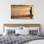 Fisherman in Bali, Indonesia - Canvas Art Print キャンバスプリント (インサイチュ (寝室))