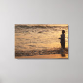 Fisherman in Bali, Indonesia - Canvas Art Print キャンバスプリント (正面)
