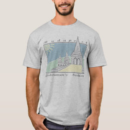 Fisherman´s Bastion - Budapest - Hungary - gray Tシャツ