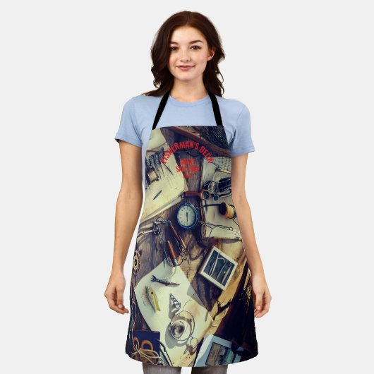 Fisherman’s Deck  エプロン (着用した状態)