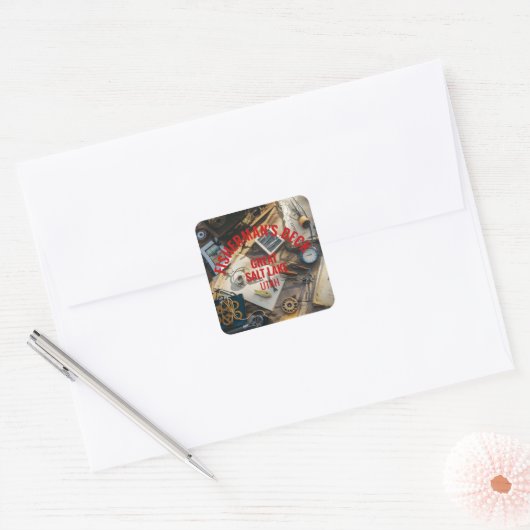 Fisherman’s Deck  スクエアシール (封筒)