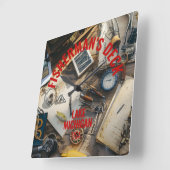 Fisherman’s Deck  スクエア壁時計 (傾斜)