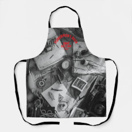 Fisherman’s Deck Black and White Apron エプロン