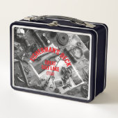 Fisherman’s Deck Black and White Metal Lunchbox メタルランチボックス (正面)