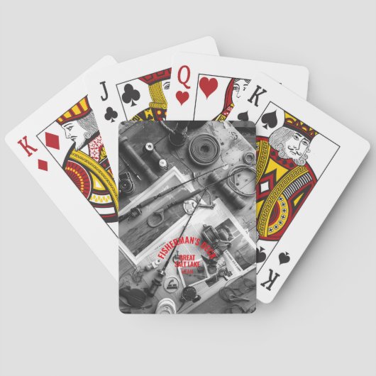 Fisherman’s Deck Black and White Playing Cards トランプ (裏面)