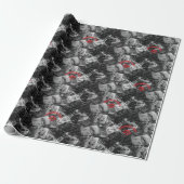 Fisherman’s Deck Black and White Wrapping Paper ラッピングペーパー (アンロールド)