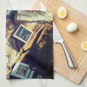 Fisherman’s Deck  Kitchen Towel キッチンタオル (四つ折り)