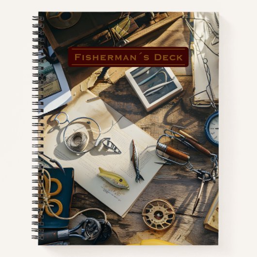 Fisherman’s Deck Spiral Notebook ノートブック (正面)