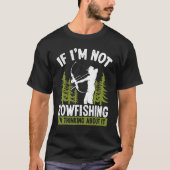 Fisherman Thinking about Bowfishing Archer Bow Hun Tシャツ (正面)