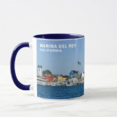 Fisherman's Village - Marina Del Rey, CA Mug マグカップ (左)