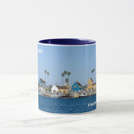 Fisherman's Village - Marina Del Rey, CA Mug マグカップ (中央)