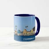 Fisherman's Village - Marina Del Rey, CA Mug マグカップ (正面右)