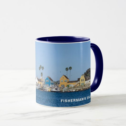 Fisherman's Village - Marina Del Rey, CA Mug マグカップ (正面右)