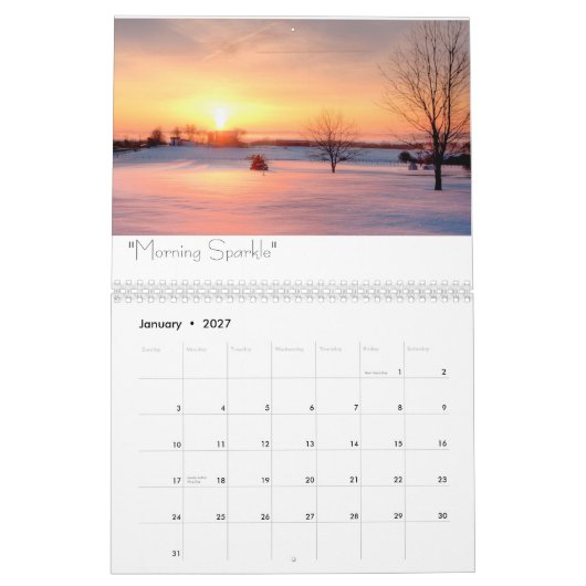 Fisherphotoart 2014のカレンダー カレンダー (1月 2027)