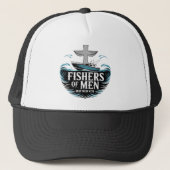 Fishers Of Men Christian Boating  キャップ (正面)