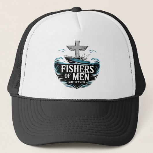 Fishers Of Men Christian Boating  キャップ (正面)